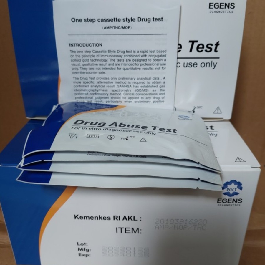 Drug Abuse Test Alat Tes Urine Narkoba-6 Parameter