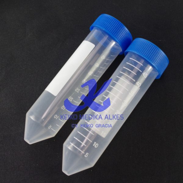 tabung centrifunge 15cm tutup biru